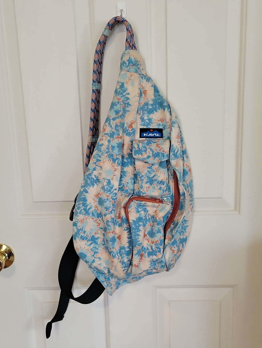 Kavu Rope Sling Bag in Ink Burst Patter Classic 10L Size - Like New Condition